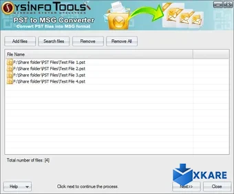 PST to MSG Converter