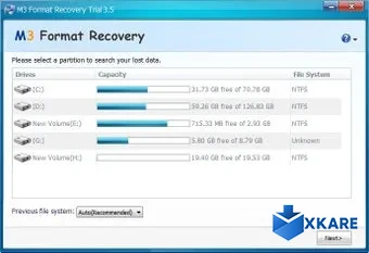 M3 Format Recovery Professional