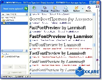 FastFontPreview