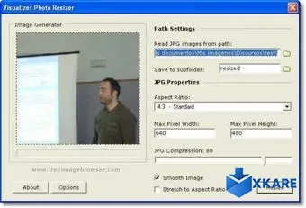 Visualizer Photo Resize