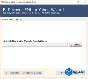 EML to Yahoo Wizard