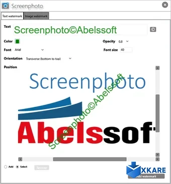 Schirmfoto