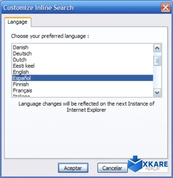 Inline Search