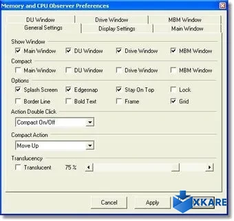 Memory and CPU Observer (MCO)