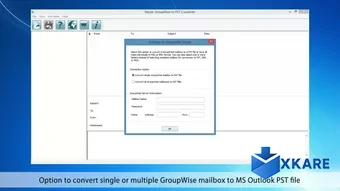 Stellar GroupWise to PST Converter