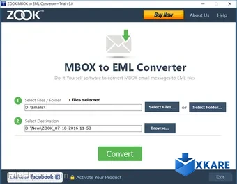 ZOOK MBOX to EML Converter