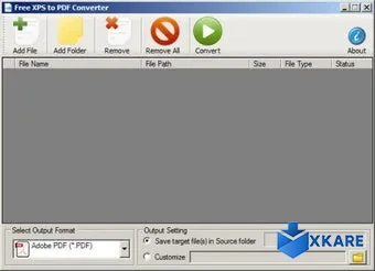 Free XPS to PDF Converter