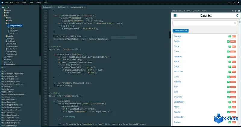 Lines Code Editor
