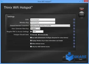 Thinix WiFi Hotspot