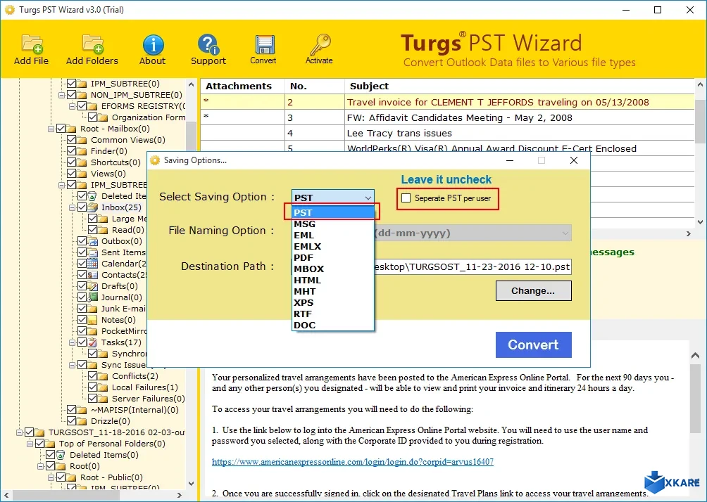PST Wizard