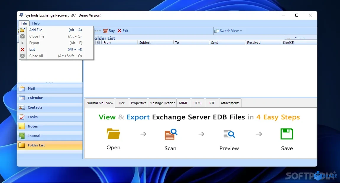 SysTools Exchange Recovery