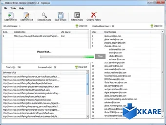 Website Email Address Extractor