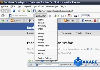 Facebook Toolbar