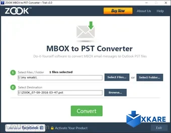 ZOOK MBOX to PST Converter