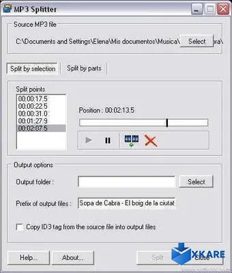MP3 Splitter