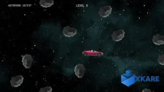 Starman in space