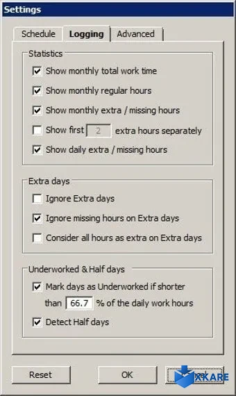 Work Time Monitor