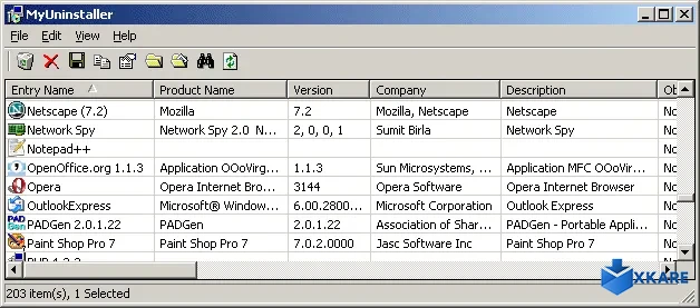 MyUninstaller