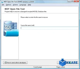MDF Open File Tool