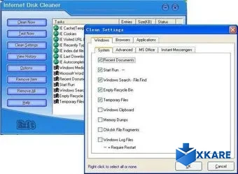 Internet Disk Cleaner
