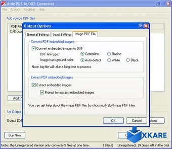 Aide PDF to DXF Converter