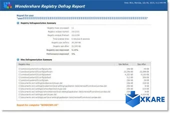 Wondershare Registry Defrag