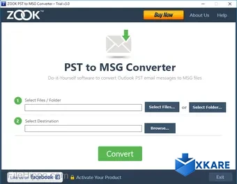 ZOOK PST to MSG Converter