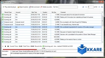 Amolto Call Recorder for Skype