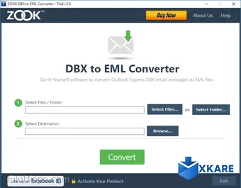 ZOOK DBX to EML Converter