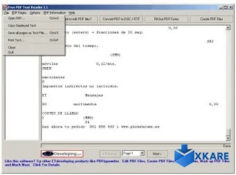 Free PDF Text Reader