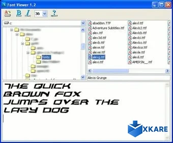 FontViewer
