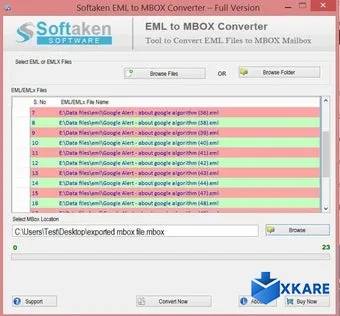 Softaken EML to MBOX Converter
