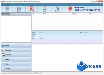 KDETools NSF to PST Converter