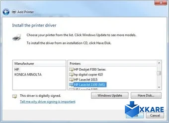 HP LaserJet 1020 Printer Driver