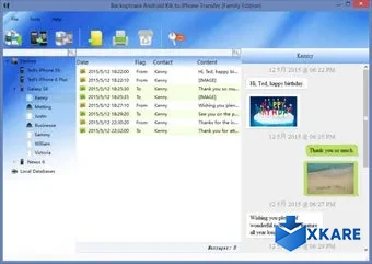Backuptrans Android Kik to iPhone Transfer