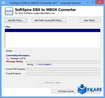 SoftSpire DBX to MBOX Converter