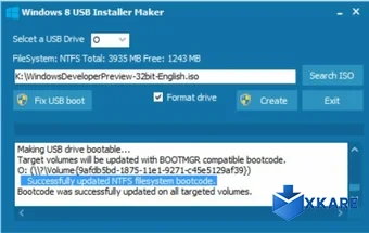Windows 8 USB Installer Maker