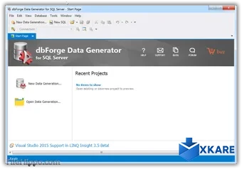 dbForge Data Generator for SQL Server
