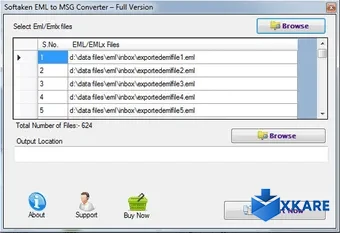 Softaken EML to MSG Converter