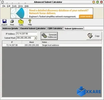 Advanced Subnet Calculator