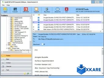 SysOZ OST to PST Converter