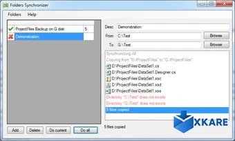 Folders Synchronizer