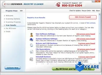 CyberDefender Registry Cleaner