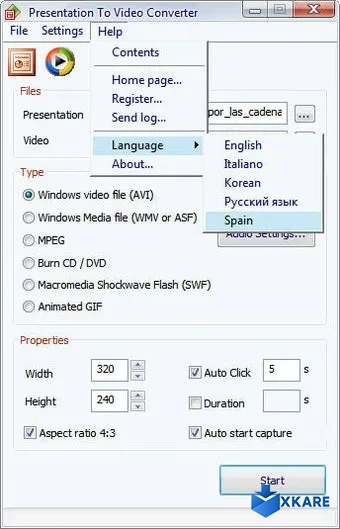 Presentation to Video Converter