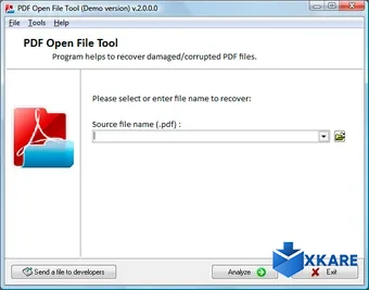 PDF Open File Tool