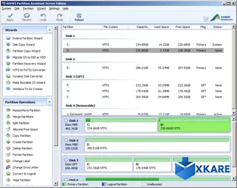 AOMEI Partition Assistant Server Edition