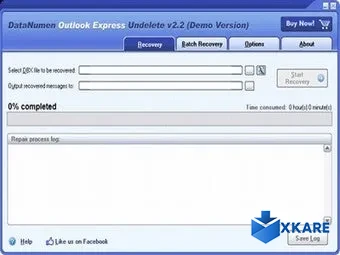DataNumen Outlook Express Undelete