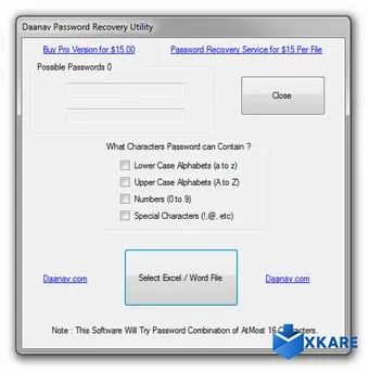 Daanav Password Recovery Utility
