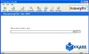 Open and BKF Recovery Tool