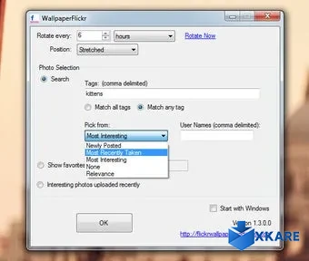 Flickr Wallpaper Rotator